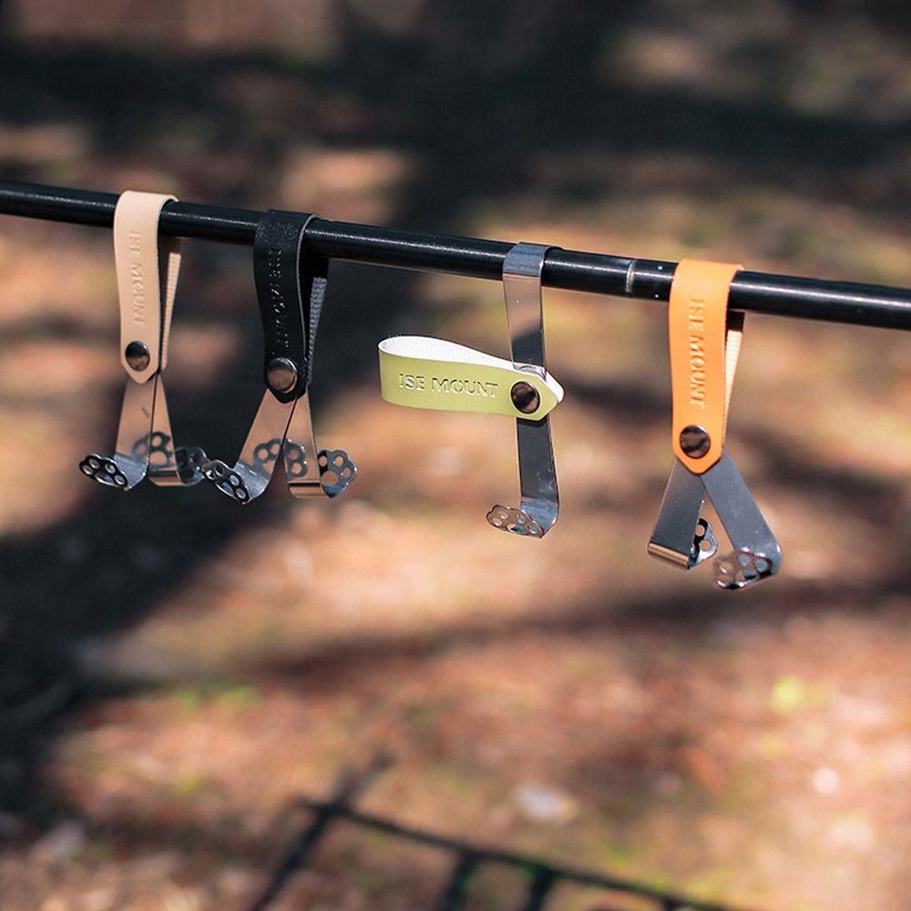 Lanfy Kait Cakar Kucing Stainless Steel Gantungan Penyimpanan Outdoor Camping Hanging Hook