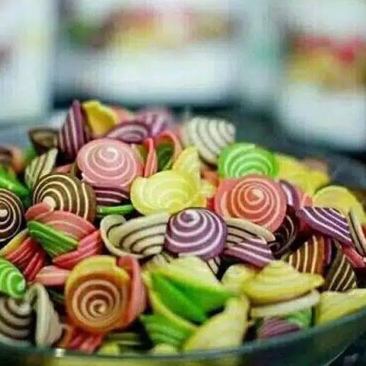 

Termurah | [HJ6] | Kuping Gajah cum cum mini rainbow 1 kg Snack KRISIS FREE BUBLE WRAP