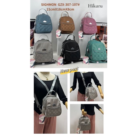 TAS 3in1 SIGHMON WANITA SELEMPANG TERBARU 307 "HIKARU"