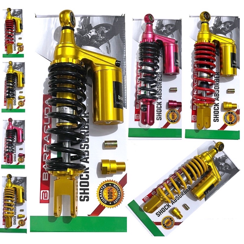 Shockbreaker Matic 310mm &amp; 330mm Shock Tabung Barracuda Type New G-Plus Series Buat Vario ,Mio ,Beat ,Scoopy ,Fino ,Soul ,Mio j Dan Motor Matic Lainnya