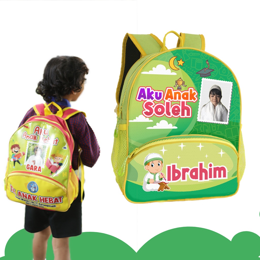 

Tas Custom Anak - Tema Aku Anak Soleh - 1 HARI JADI