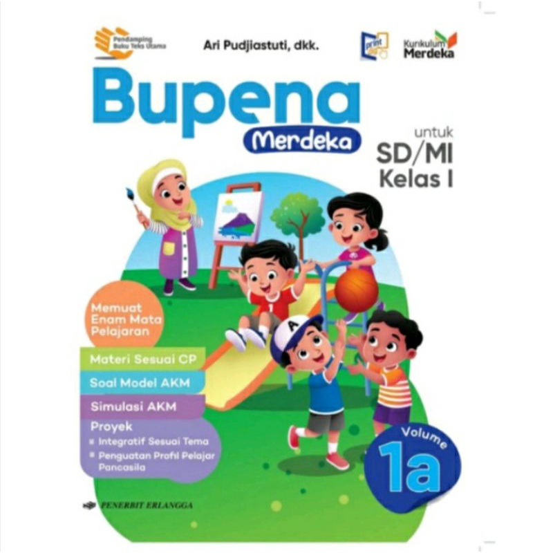 Bupena SD Kelas 1 Kurikulum Merdeka Erlangga