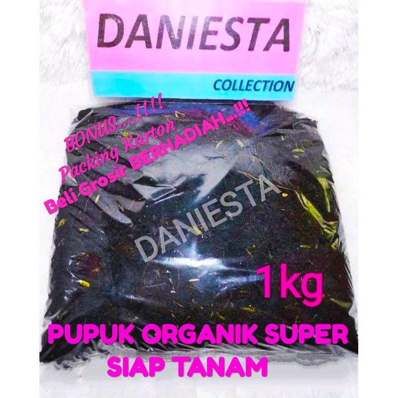 Pupuk KOMPOS 1kg / pupuk Organik siap pakai