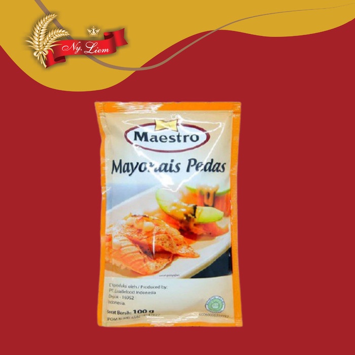 MAESTRO Mayonais Pedas / Spicy Mayonnaise 100 gram