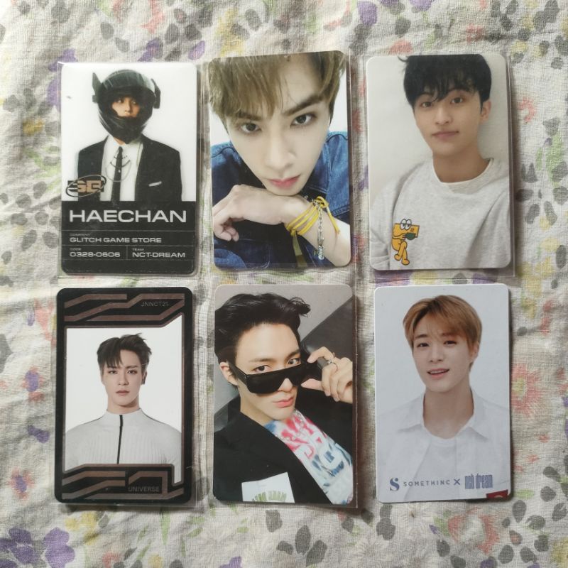 CLEARANCE SELL PHOTOCARD PC HAECHAN XIAOJUN MARK JENO LENTI  DEPARTURE RESONANCE CAFE UNIVERSE  AGEN
