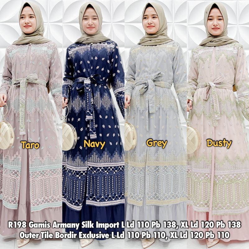 Ribyka Set Gamis Outer R198