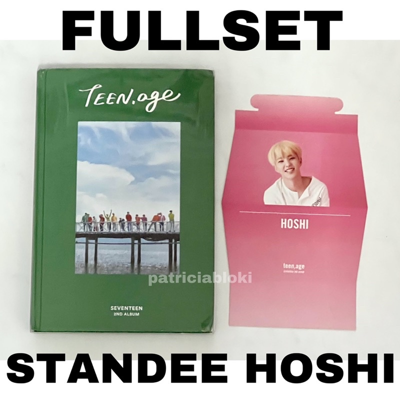 Fullset 2nd Album Seventeen Teen Age Green Ver Unsealed Batangas Preloved Hoshi Standee TA TeenAge O