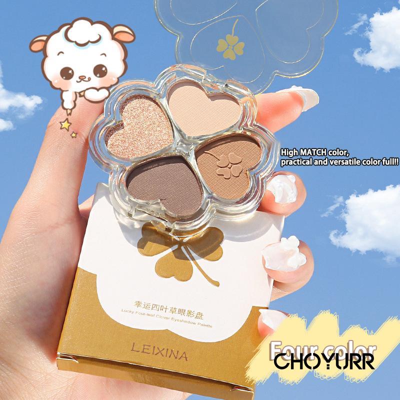 【COD】Eyeshadow 4 Warna Blink Glitter Eyeshadow High Pigment Dan Smooth Powder Calay Eye Shadow Palette Tahan Lama Shimmer Eyes Makeup-CH