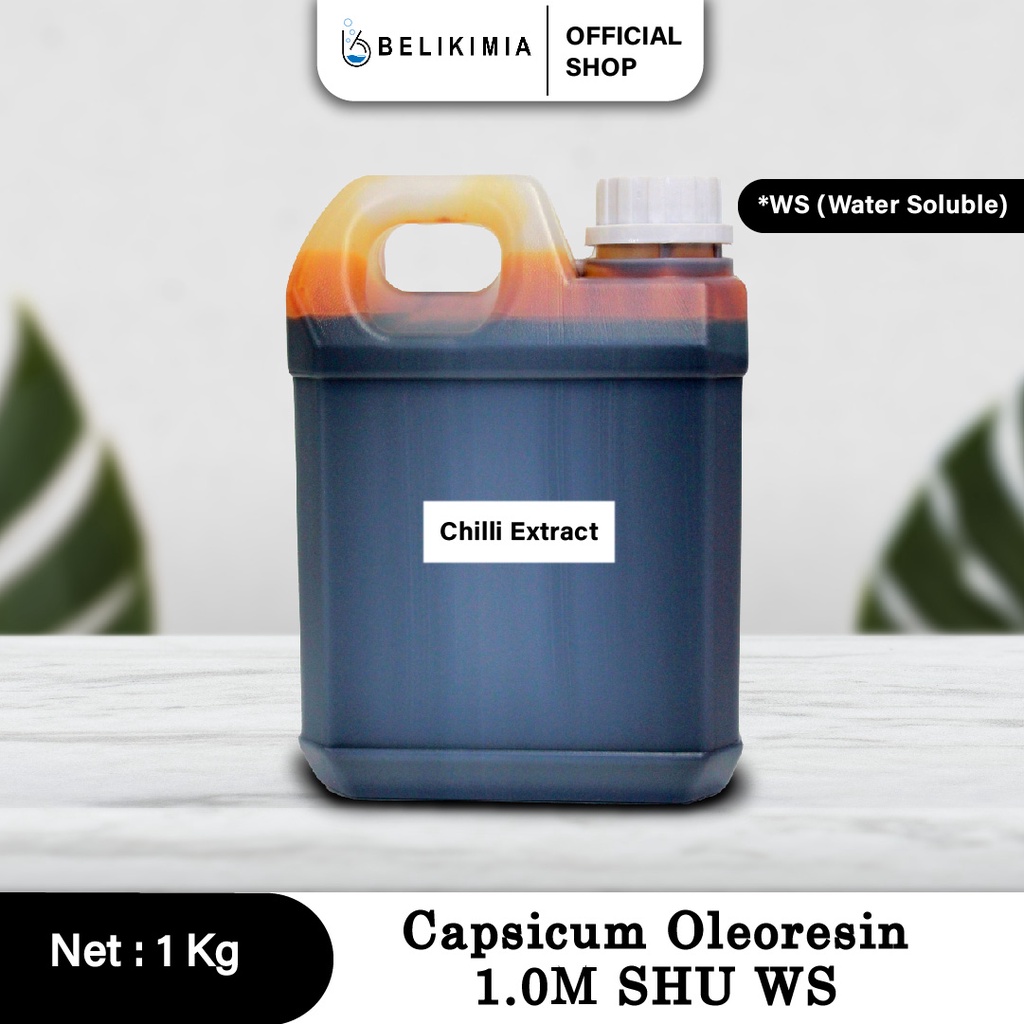 Capsicum Oleoresin 1 Juta SHU Water Soluble / Ekstrak Cabai / Chilli Extract - 1 Kg