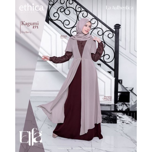 Sarimbit Ethica 2023 Elfa 267 Dry Berry Gamis Kagumi 271 Koko Kahfi 244 Kahfi Kids 175 Kagumi Kids 128