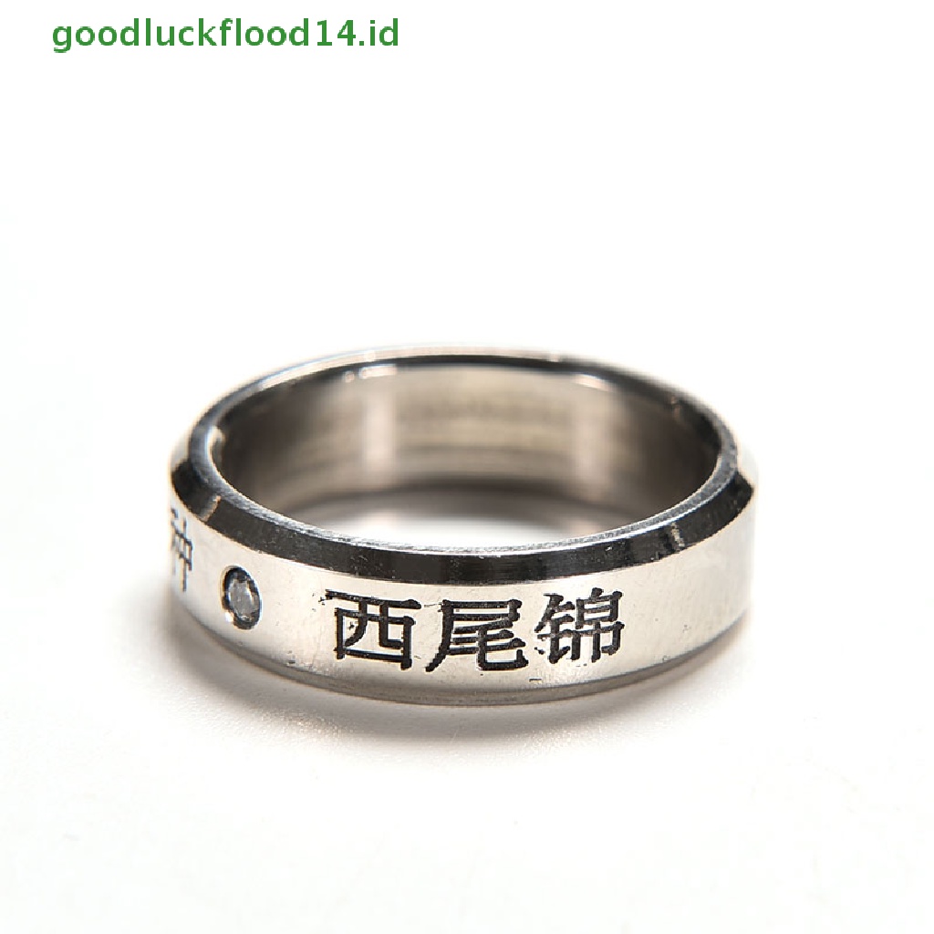 [GOOGFOUR] 1pcs Cosplay Anime Untuk Tokyo ghoul Ken Kaneki Titanium steel ring rings [TOP]