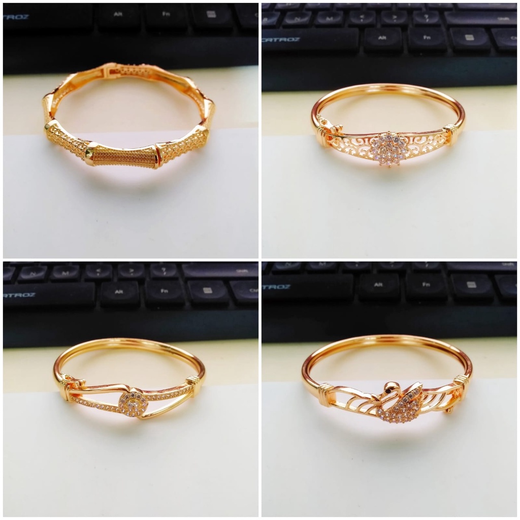 AV94 Grosir Gelang Bangle Premium Berbagai Motif