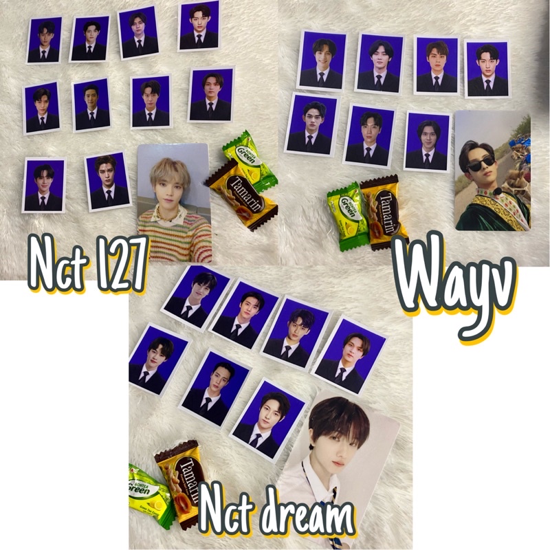 Pas foto nct dream nct 127 wayv kpop 3x4 laminasi glossy