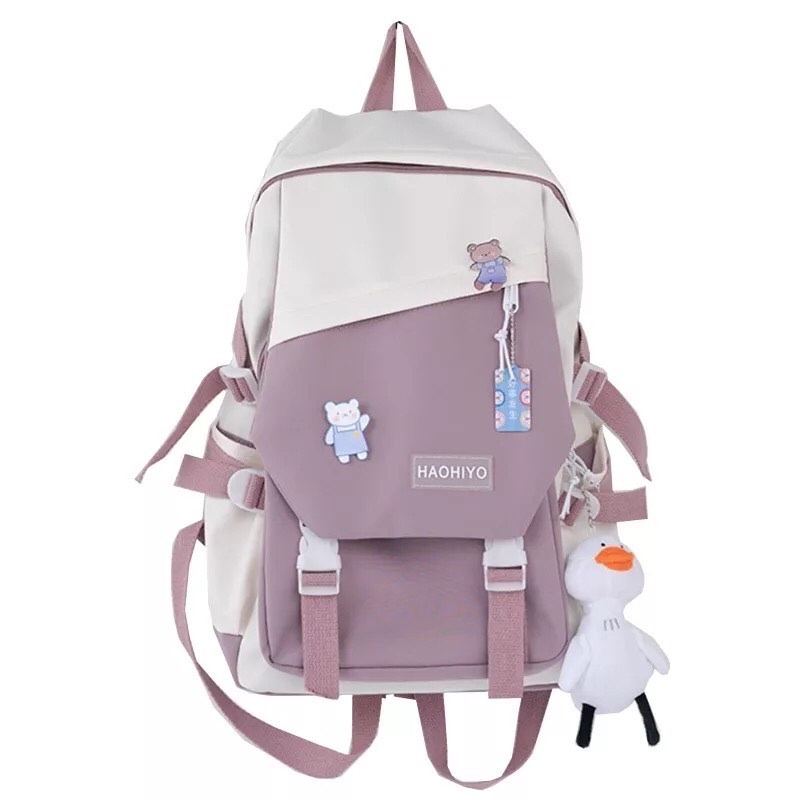 Tas Ransel Sekolah PIN Jumbo multifungsi/Tas Ransel Korea Tas Murah Backpack Wanita Tas Ransel Sekolah Tas Punggung Wanita