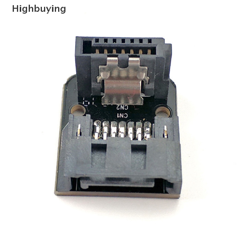 Hbid 1pcs Sata 7Pin Female To 7Pin Male 90derajat Siku Adaptor Mainboard Motherboard Untuk Desktop Ssd Hdd Glory