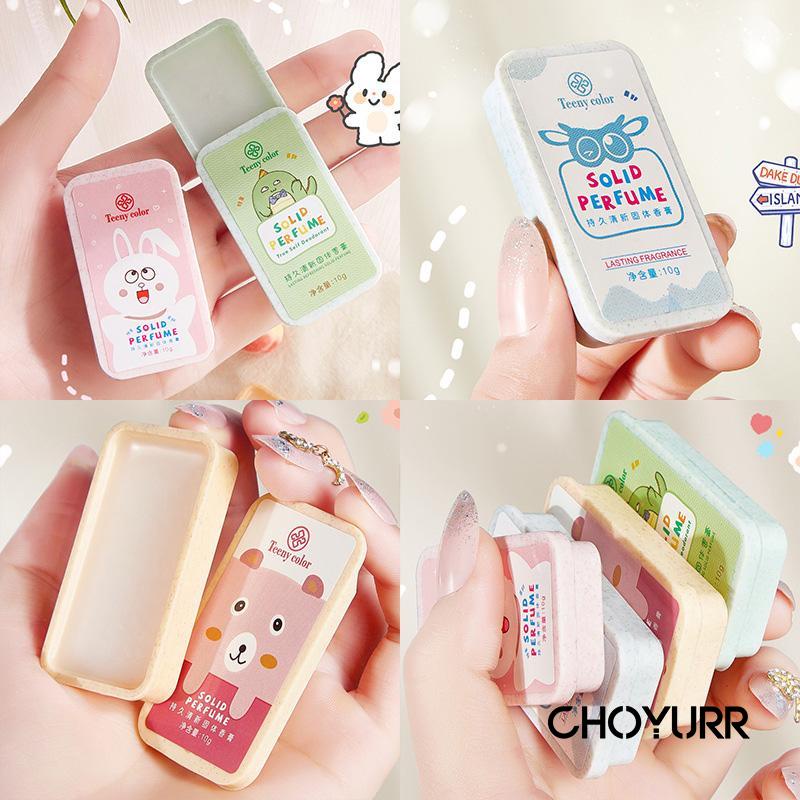 【COD】Parfum Padat Mini / Parfum Balsem Aroma Buah Bunga / Portable Solid Balm / Parfum Traveling Pria Wanita-CH
