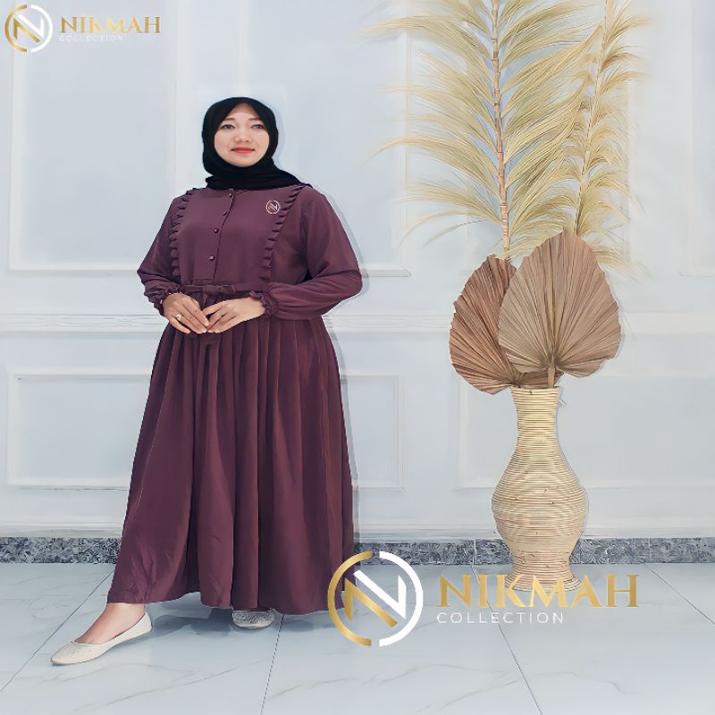 NEW Gamis 2023 Model Gamis Terbaru SLAVINA Rempel Anggun Original PREMIUM