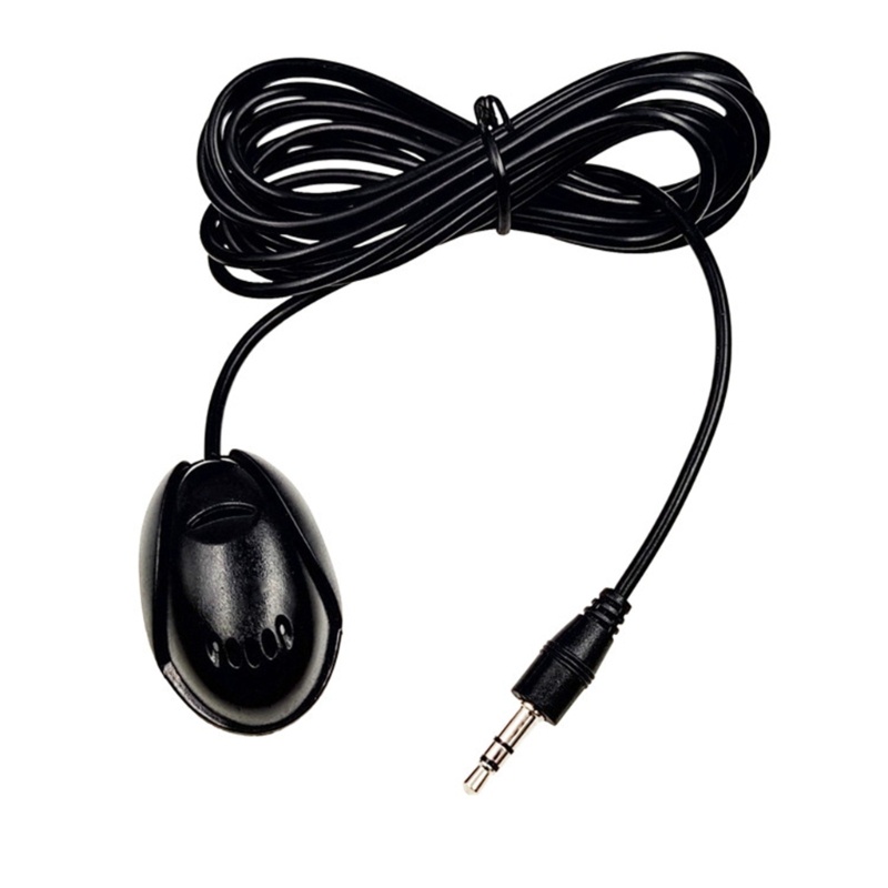 Zzz Mini 3.5mm Tipe Kabel Eksternal Microphone Mic Mobil Untuk Laptop DVD Radio Stereo Player Meeting Speaker