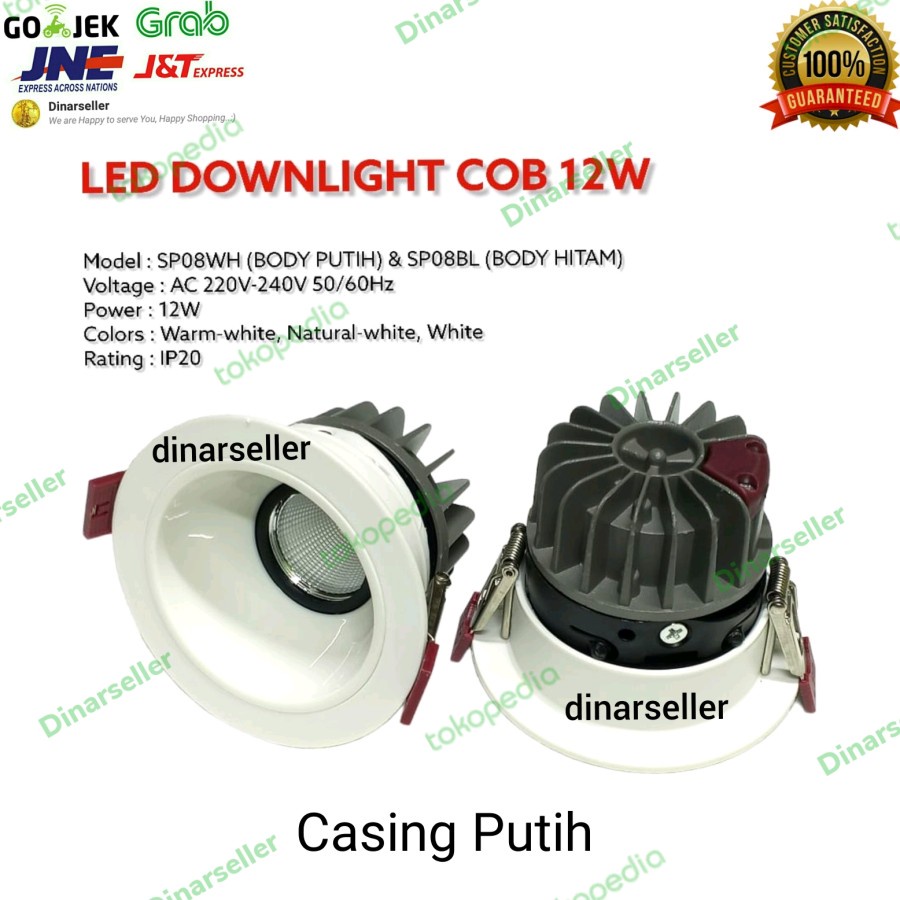 DOWNLIGHT LED 12 WATT 12W COB DOWNLIGHT PLAFON