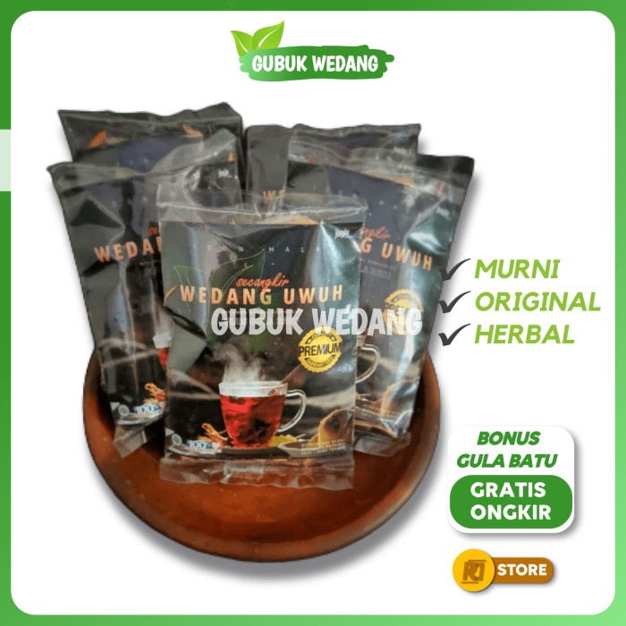 

Wedang Uwuh Herbal dengan Gula Batu