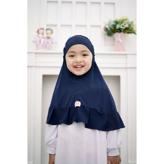 Afsheenastore Jilbab Emily / Bergo Anak 3bulan-9 tahun size  L-XXL