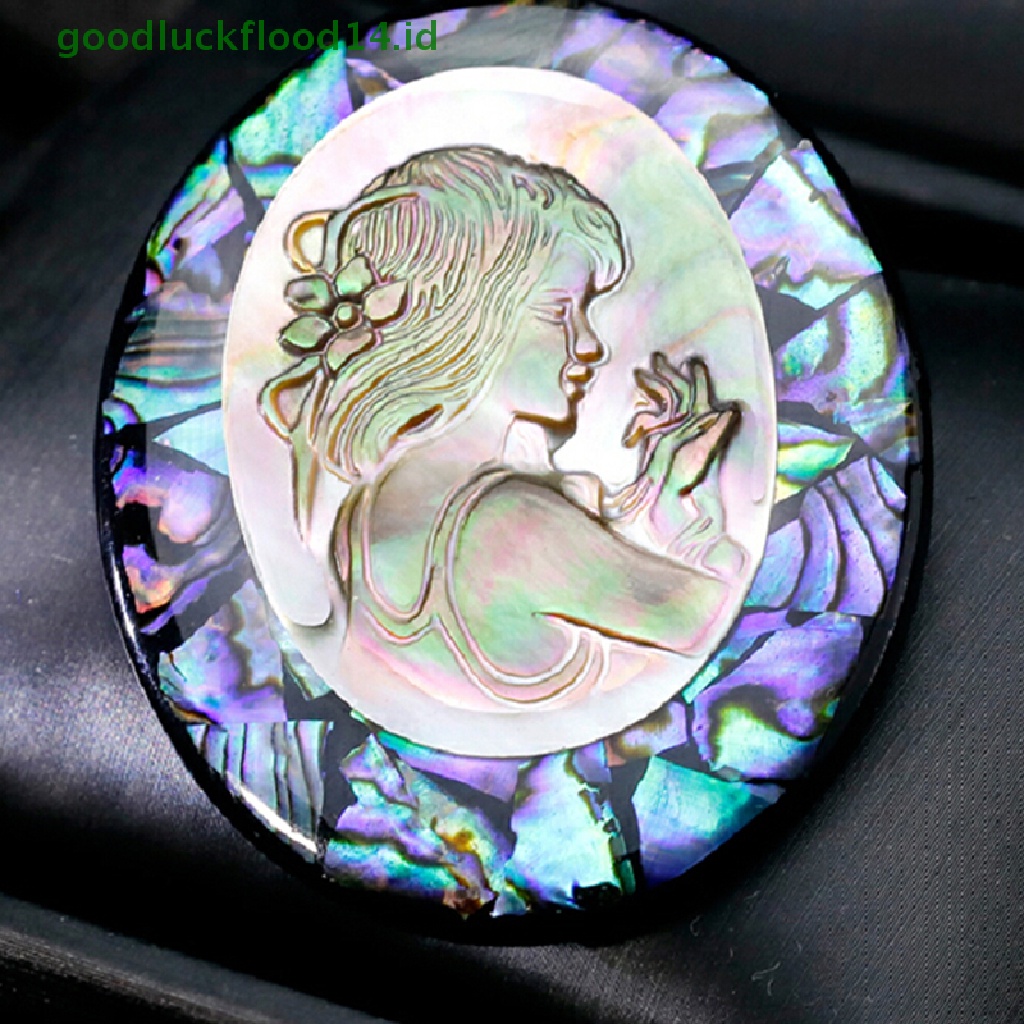 [GOOGFOUR] Alami Abalone Shell Cameo Bros Pin Perjamuan Pernikahan Bros Hadiah Pengantin [TOP]