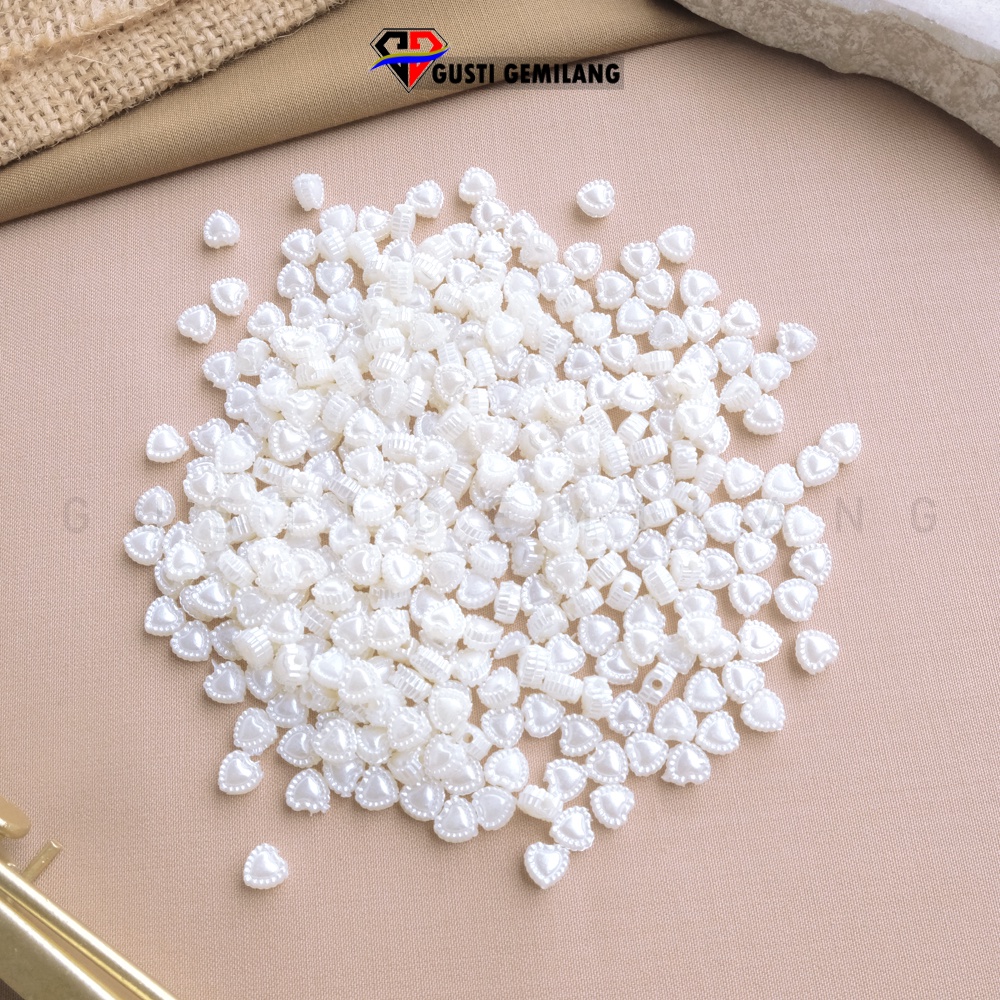 Isi 10 Gram Manik Love Mini Series Putih