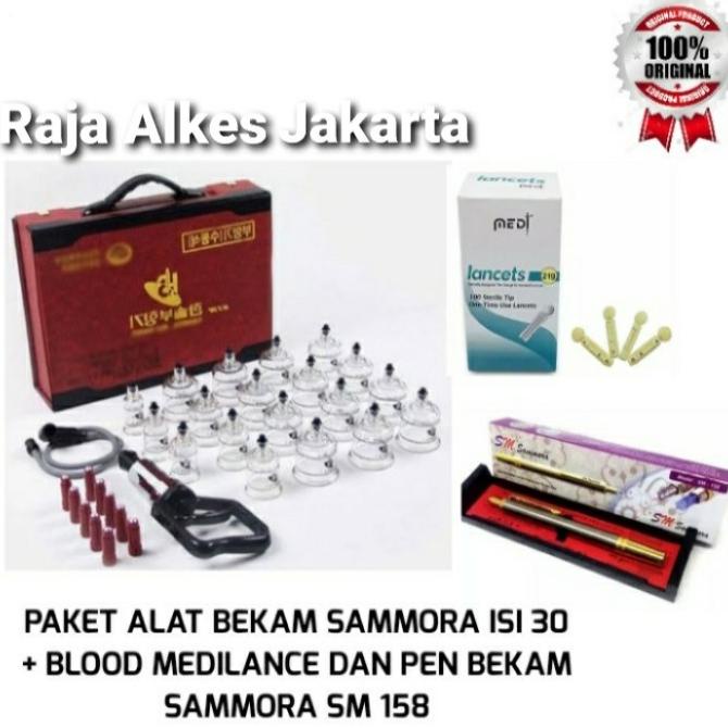 Sammora 19 Premium Kop Angin Lengkap/Alat Terapi Bekam Sammora 19