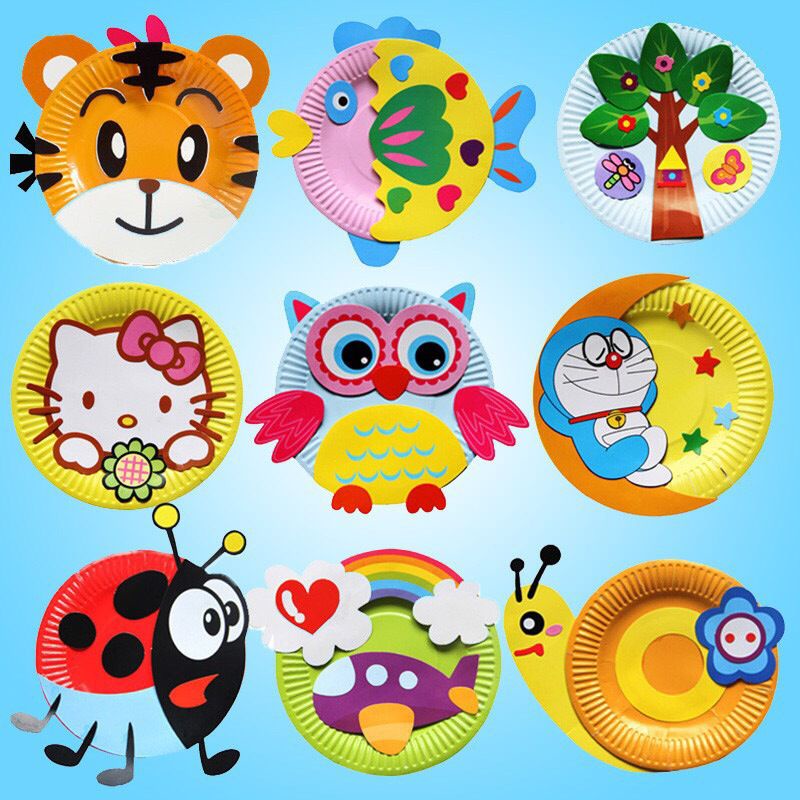 

Mainan Stiker DIY Piring Kertas Paket Puzzle Motorik Edukasi Belajar Menempel Anak 2 3 4 5 tahun Paud TK Koleksi Sensorik Perempuan Laki laki Games Hobi Poster Dinding