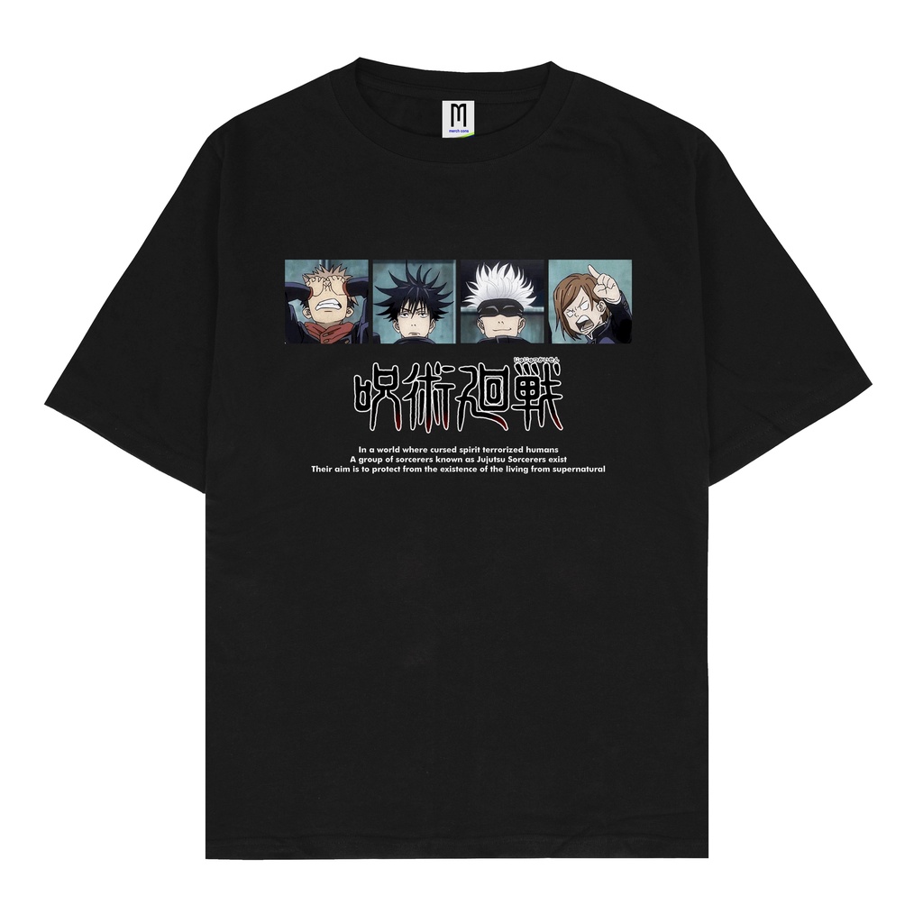 Jujutsu Kaisen Squad | Kaos Anime | Baju Anime | Kaos Jujutsu Kaisen | Baju Jujutsu Kaisen