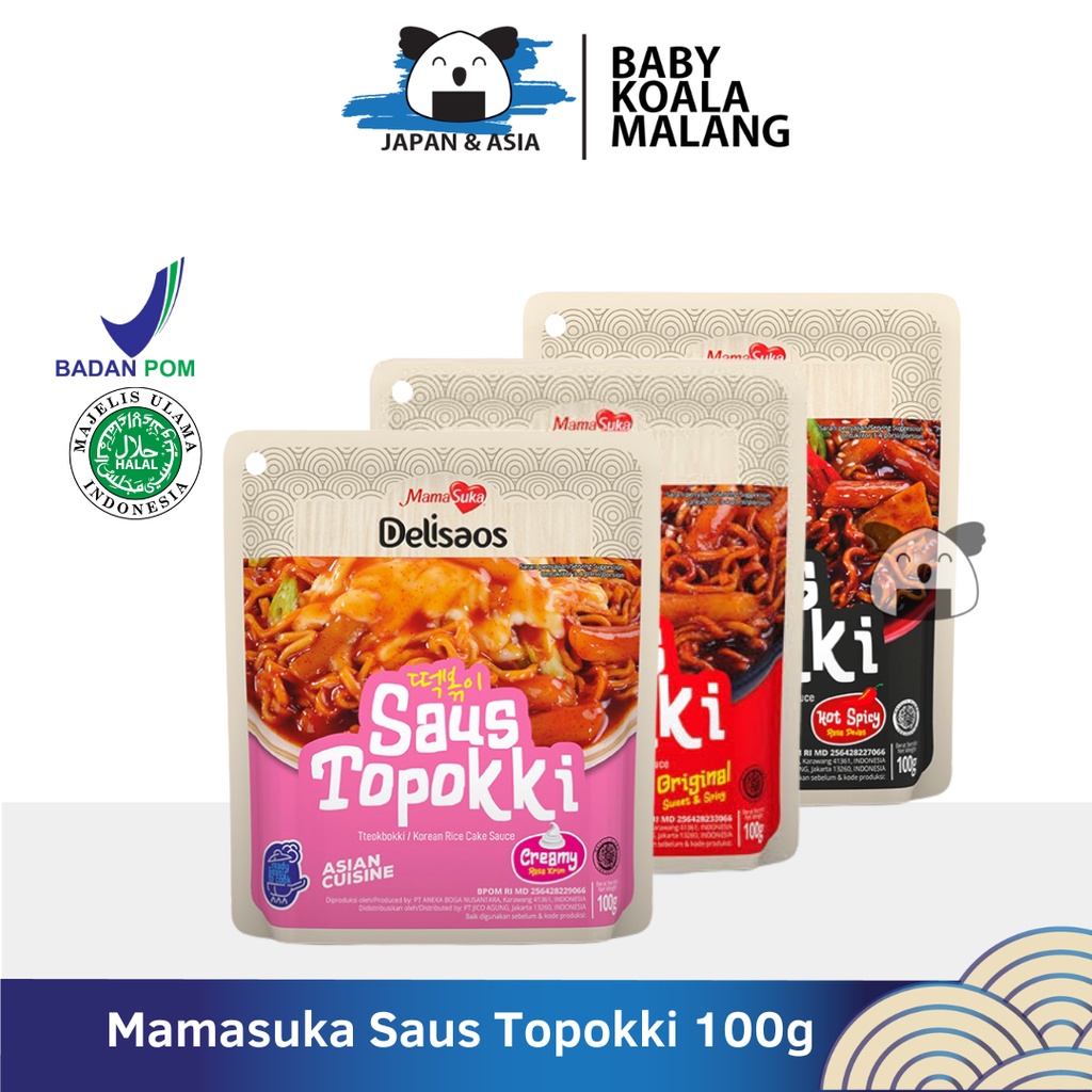 

MAMASUKA Saus Topokki Instan 100 g Halal;-