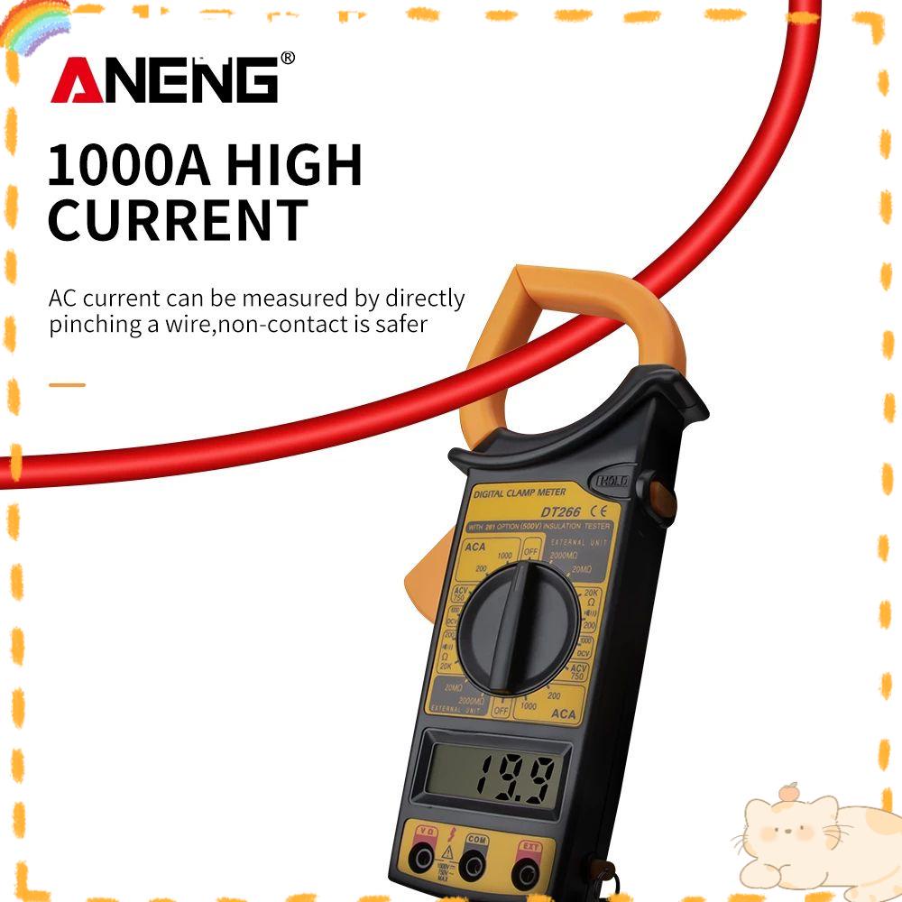 Solighter Digital Clamp Meter Multifungsi Data Show Auto Multimeter True RMS Tester Arus Listrik