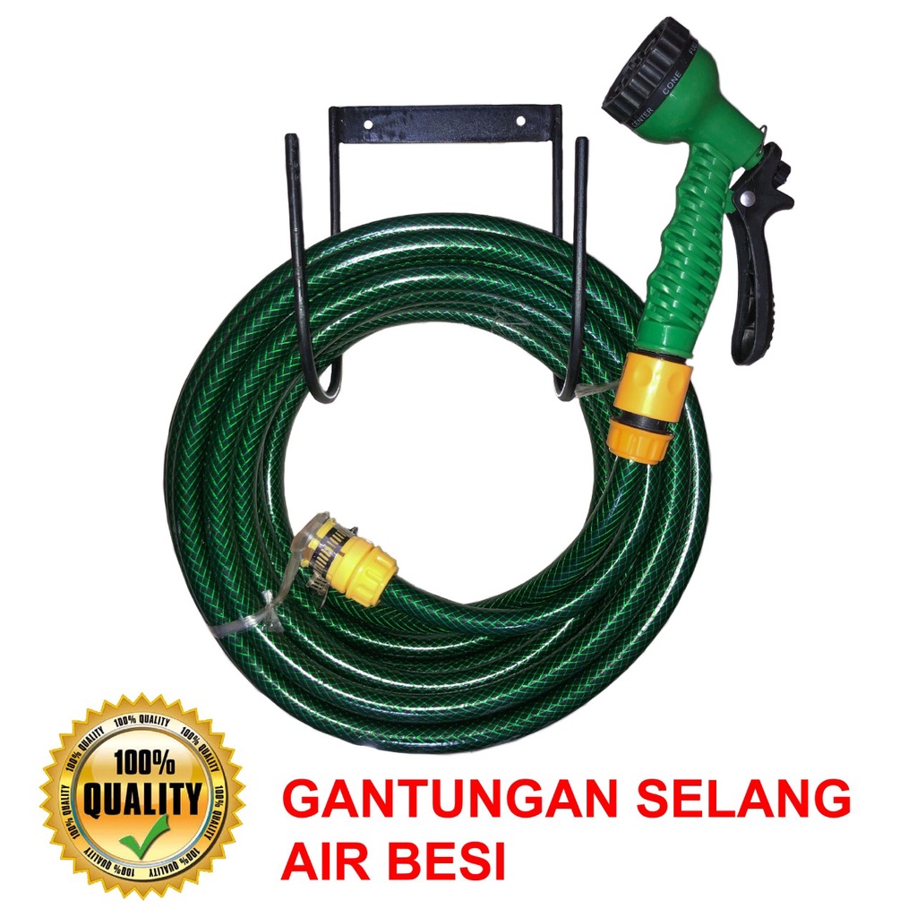 GANTUNGAN SELANG AIR BESI DINDING