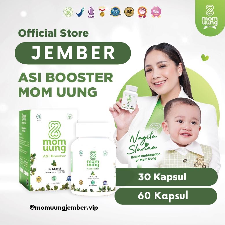 MOM UUNG ASI Booster New Formula HALAL, BPOM, NATURAL / MOMUUNG Pelancar ASI JEMBER