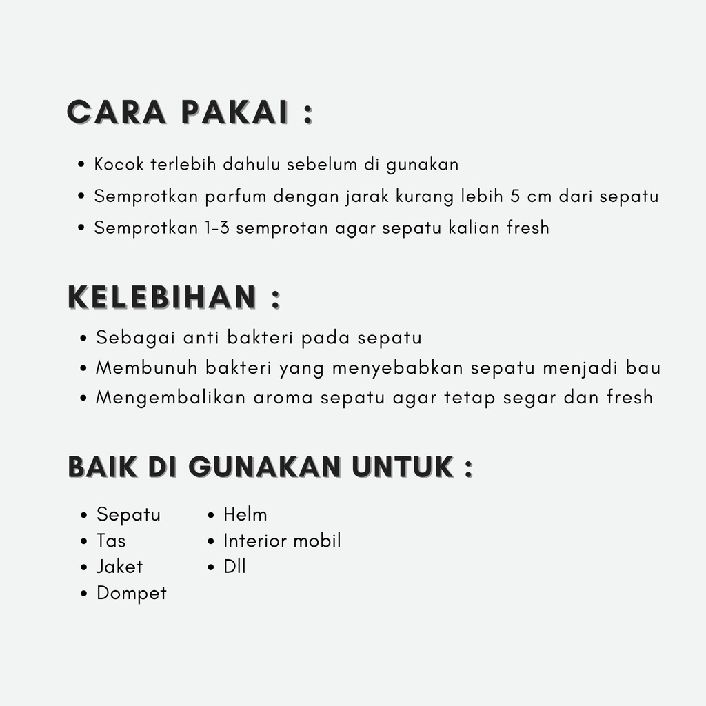 Parfum Sepatu Pengharum Sepatu Menghilangkan Bau Tidak Sedap Dr Collor