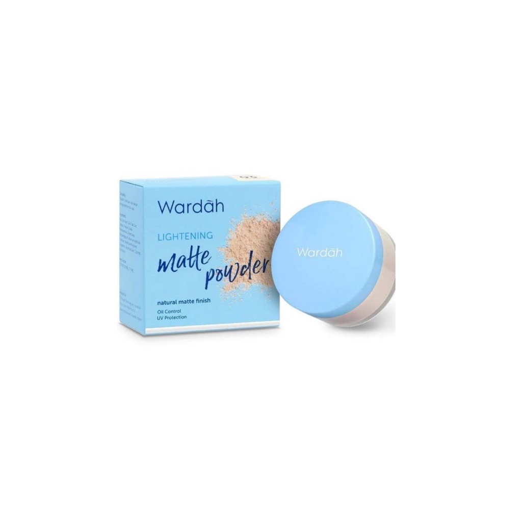 WARDAH Lightening Matte Powder 20g No. 04 NATURAL - Amaze_Kosmetik