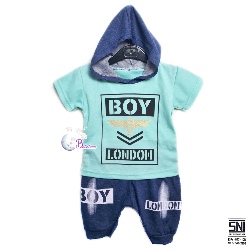 BOBOBAM BAJU BAYI LAKI LAKI SETELAN ANAK COWO LUCU STELAN COWOK 6 12 BULAN KEREN TRENDY KEKINIAN HOODIE BOY