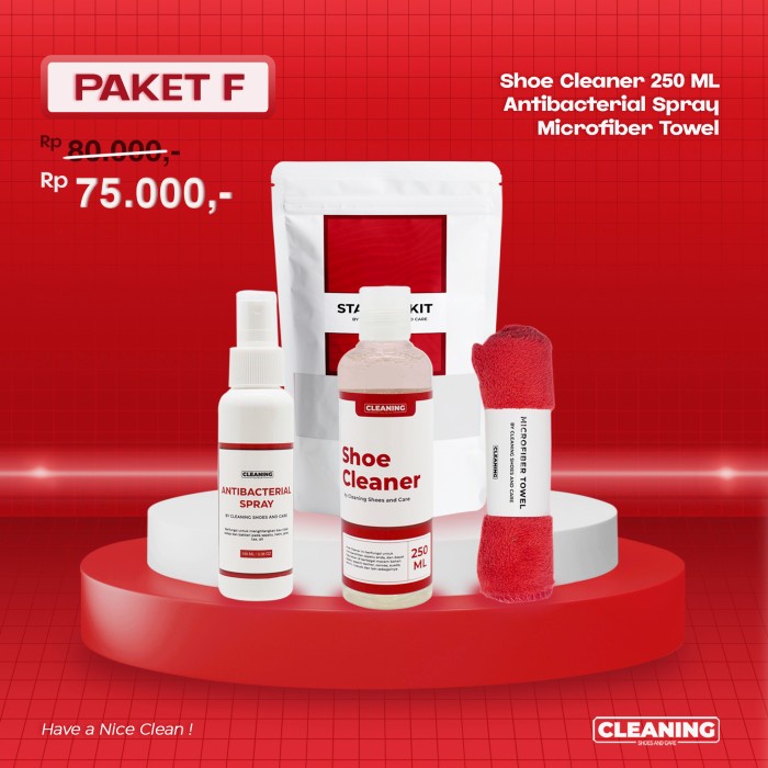 Starter Kit by CLEANING SHOES AND CARE | Pembersih Sepatu | Paket F