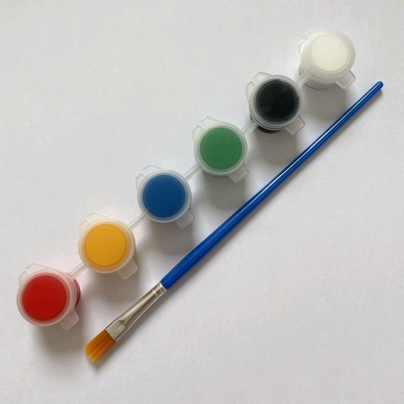 

Cat Air 6 Warna Acrylic + Kuas Set