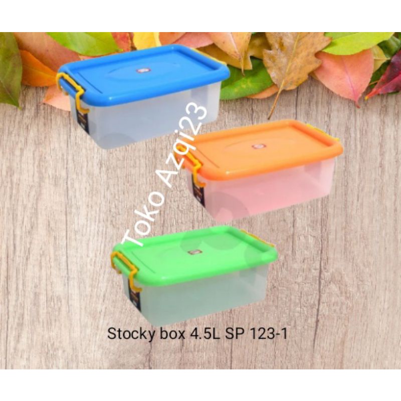 Jual Stocky Box Container 45l Sp 123 1box Serbaguna Shinpokotak Sebaguna Shinpokotak 6696