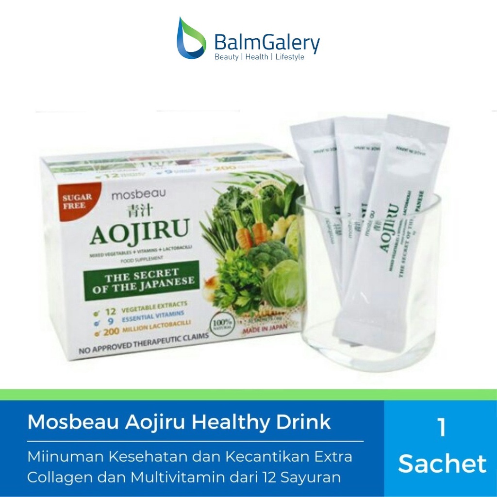 [ONLY FOR GIFT] Mosbeau Aojiro Collagen Healthy Drink / Minuman Kesehatan dan Kecantikan Ekstra Kolagen dan 17 Sayuran Imune Booster