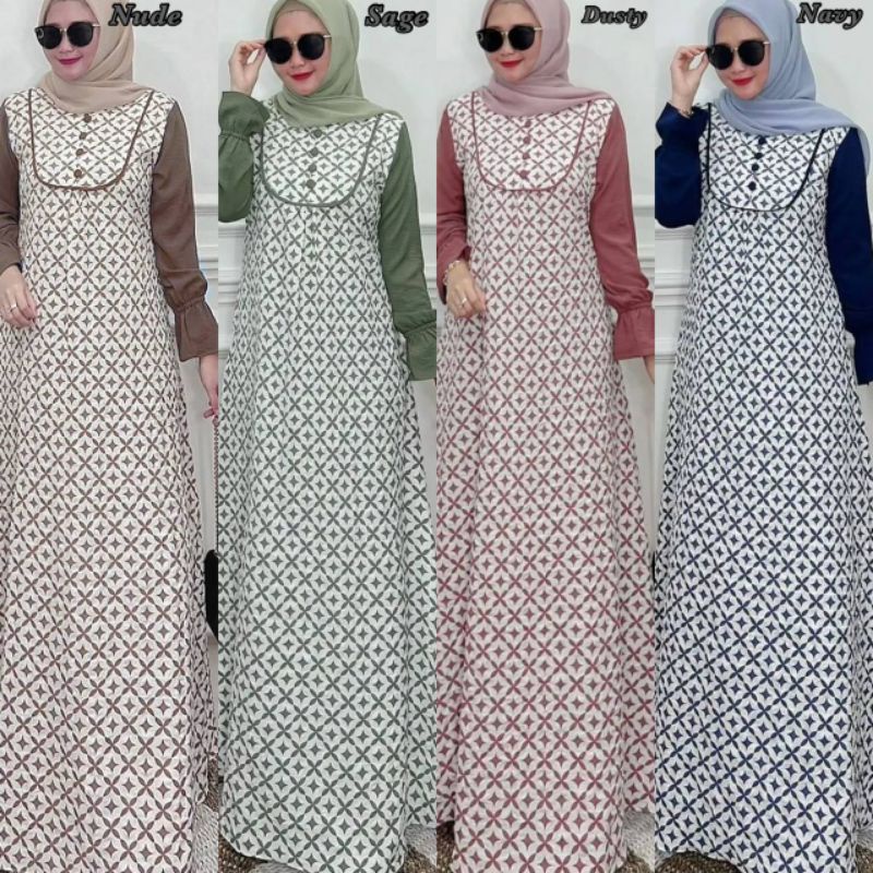 NEW FALIA DRESS PREMIUM GAMIS MUSLIMAH TERBARU DRESS VIRAL DRESS TERLARIS