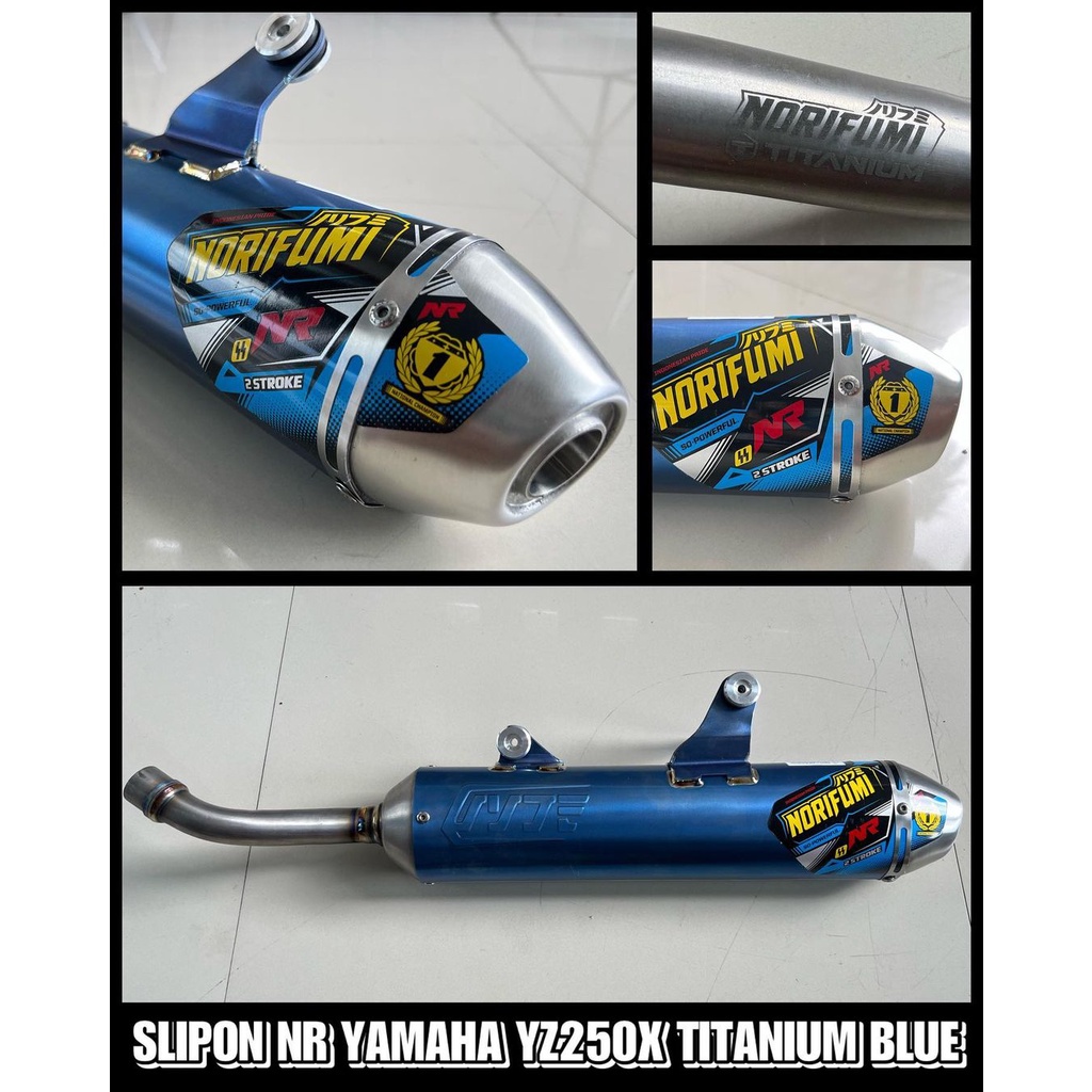 KNALPOT NORIFUMI YZ250X SLIP ON NR NORIFUMI YZ250X