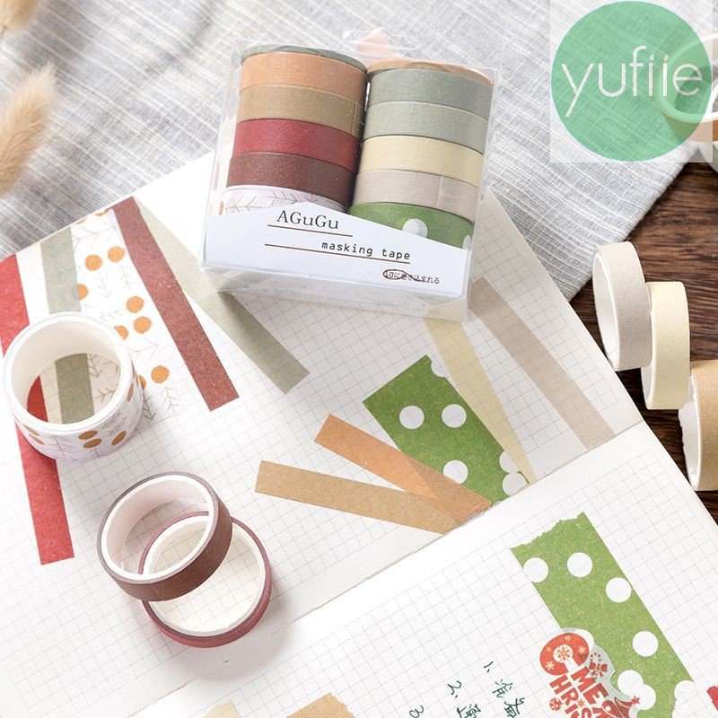 

Washi tape selotip motif pastel - dekorasi planner journal / selotip hiasan jurnal / selotip motif aesthetic