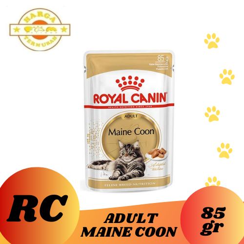Royal Canin Adult Maine Coon Makanan Kucing Dewasa Wet 85gr