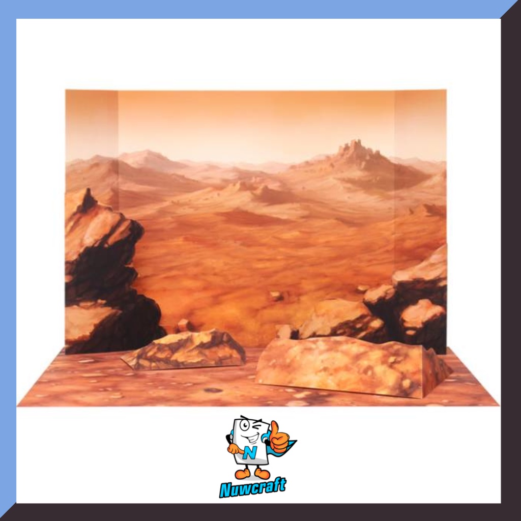 Nuwcraft Mars Papercraft Diorama