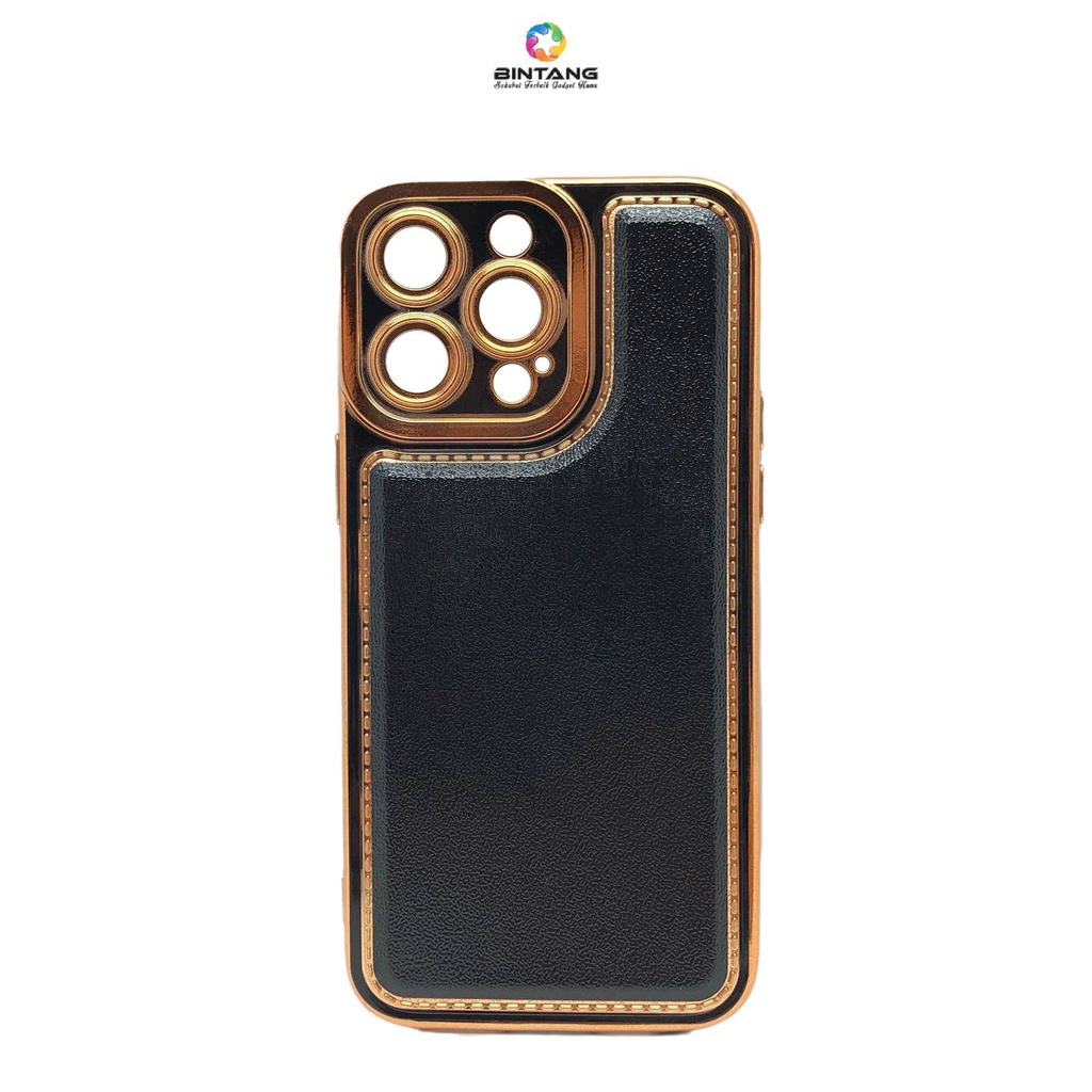 TPU CASE BT BLACK AND GOLD VIOV V25 5G Y35 Y22S Y22 Y16 Y02S Y17 Y15 Y12 Y20 Y20S Y12S