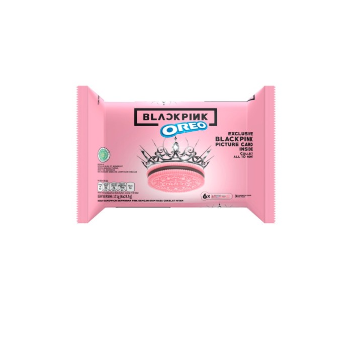 OREO BLACKPINK COOKIE MULTIPACK 6PCS, 171G [LIMITED EDITION]