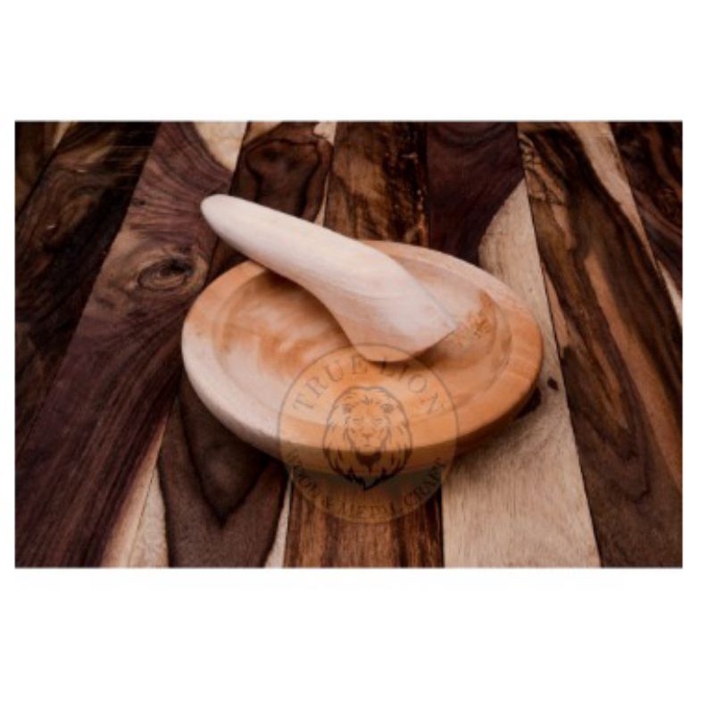 GRATIS ONGKIR 1SET COBEK + ULEKAN JUMBO / ULEKAN KAYU / COBEK KAYU MAHONI TRUELION