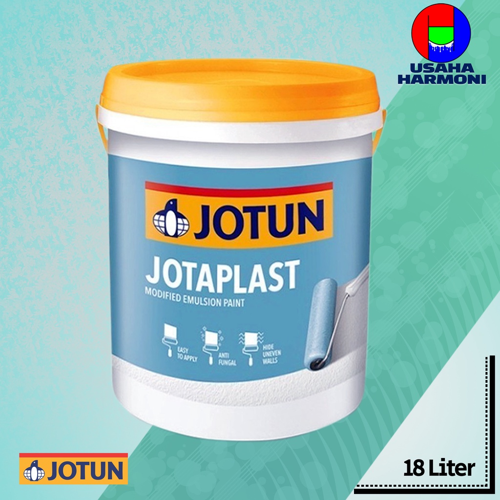 Jual Cat Tembok Jotun Jotaplast White And Sky White Ukuran 18 L Shopee Indonesia 4075